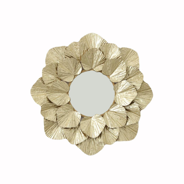 Deverel Metal Round Wall Mirror