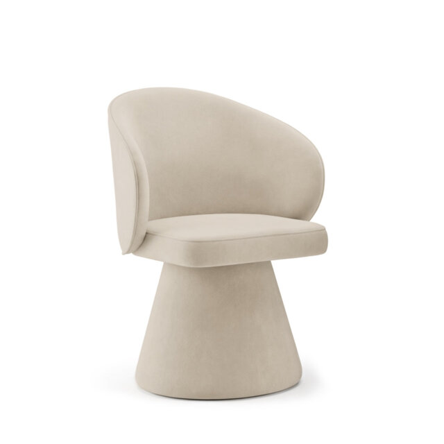 Upholstered Swivel Accent Chair