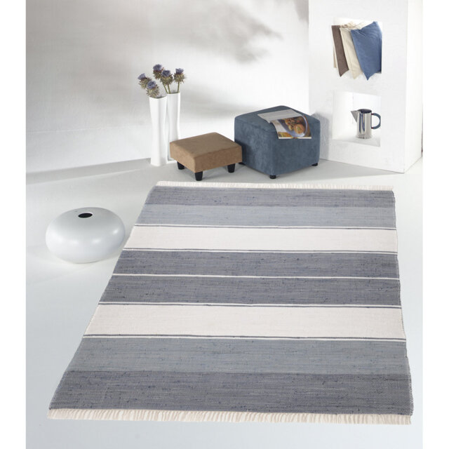 Leonhardt Hand Woven Cotton Indoor Rug