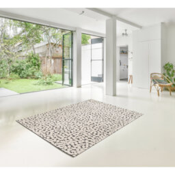 Machine Woven Rug, Blocks, Cream