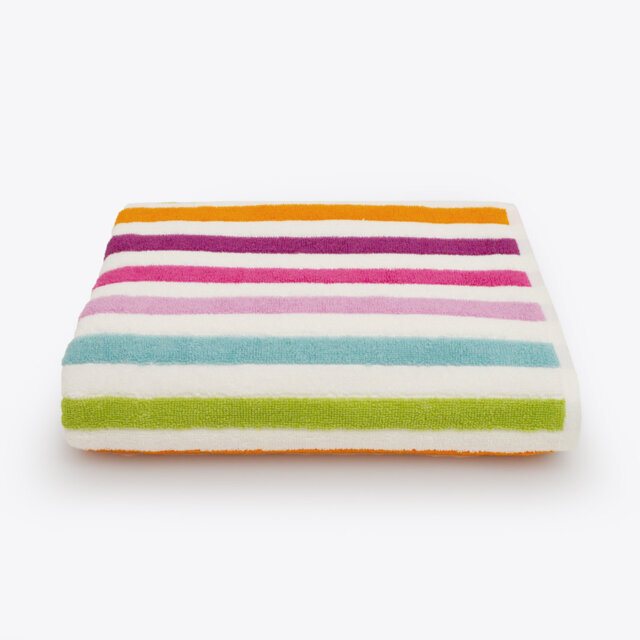 Colourful Striped Bath Sheet