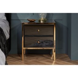 Cindy 2 Drawer Bedside Table