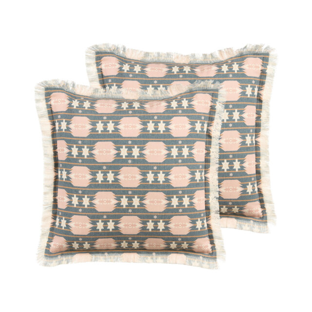DIANTHUS Geometric Square Cushion