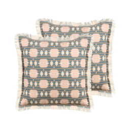 DIANTHUS Geometric Square Cushion