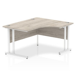 Tibay L-Shaped Metal Base Computer Desk