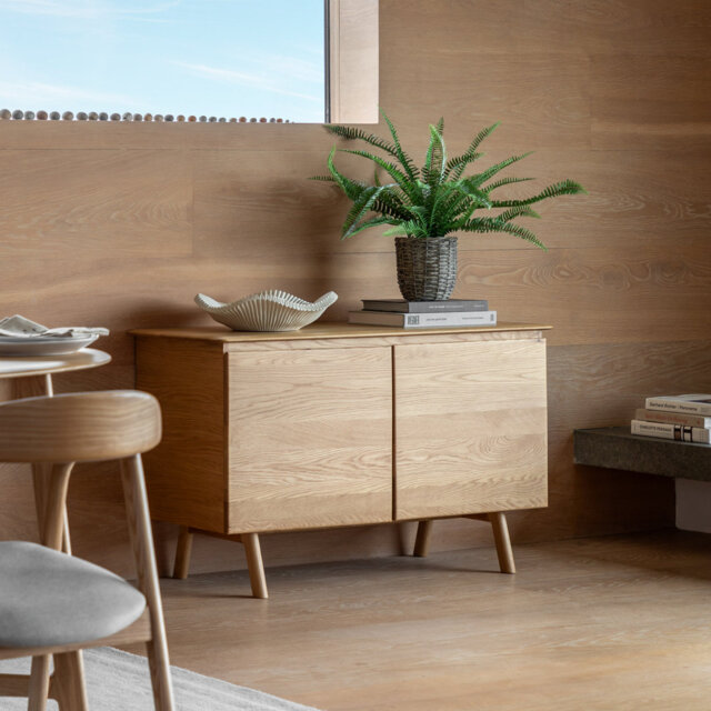 1160cm Solid Wood Sideboard