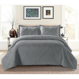 Geometric Shapes Bedspread with Pillowcases Included