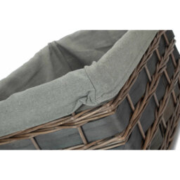 Wicker Lined Scandi Style Storage Basket