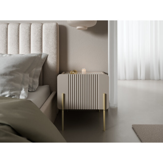 Ousmane 1 Drawer Bedside Table