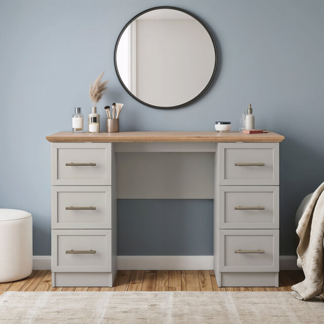 Cleverton 6 Drawer Modern Dressing Table