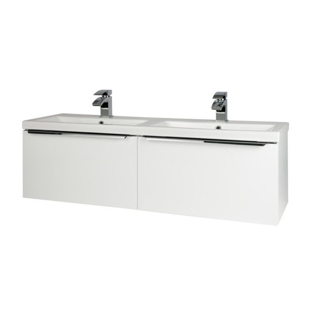 Clifton 1200mm Wall Mounted Single Bathroom Vanity with Vitreous China Basin