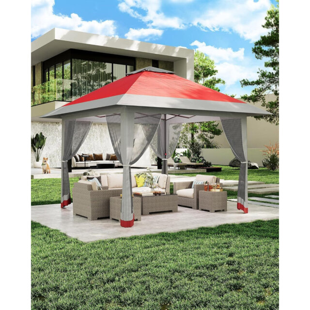 Canopy Wayfair Tents 13x13 Pop Up Gazebo Outdoor Canopy Shelter
