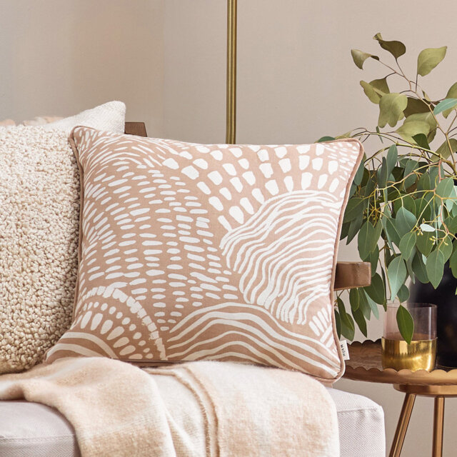 Nola Cushion Cover Abstract Square Cushion Cover