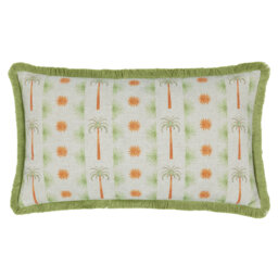 Tropicala Abstract Green Rectangular Cushion