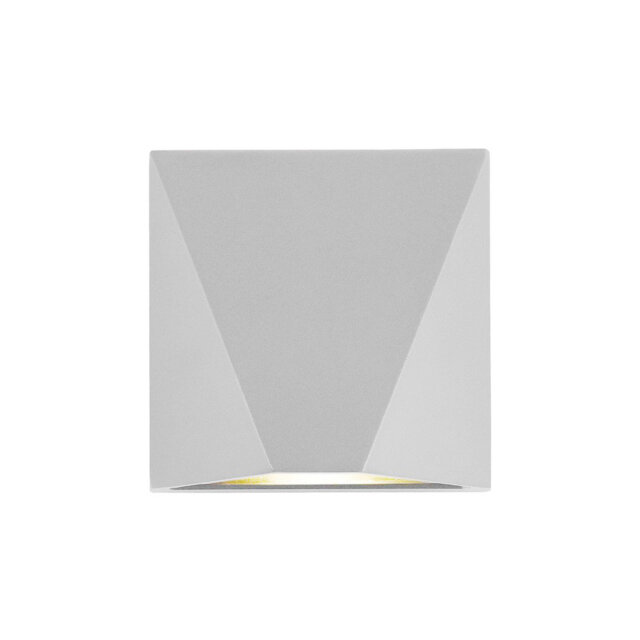 Chrishonna LED Flush Mounted Sconce-Modern Geometric Wall Sconce – Square LED Shadow Box Lamp by Mossodor, Elegant Indoor Lighting