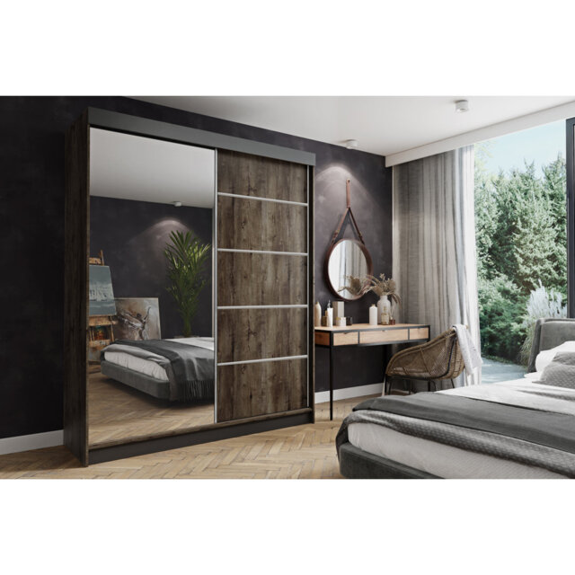 Baille Manufactured Wood Wardrobe