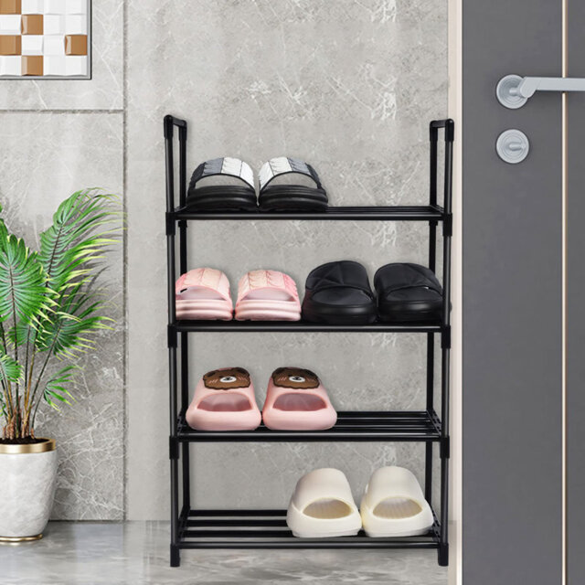 8 Pair Stackable Shoe Rack