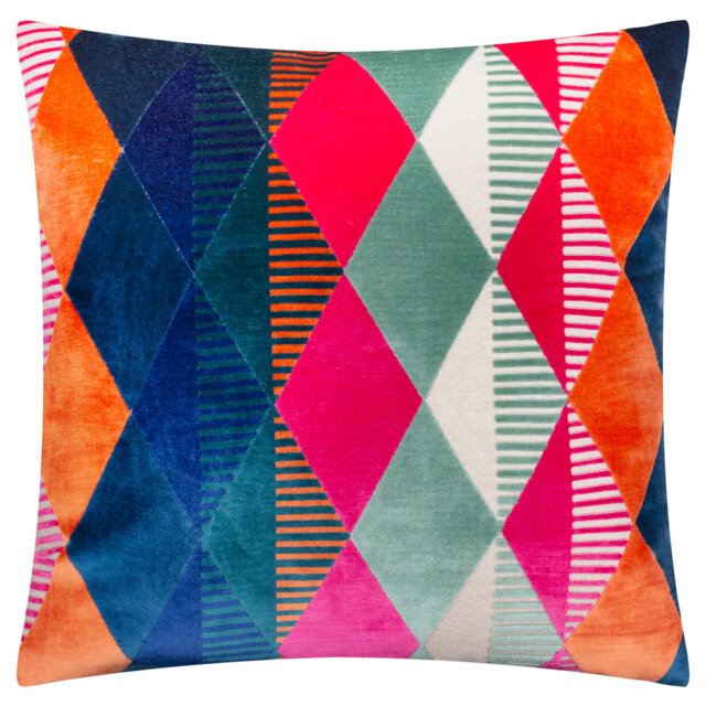 Metro Harlequin Geometric Square Cushion