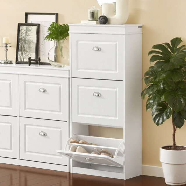 Moriah 12 Pair Shoe Storage Cabinet