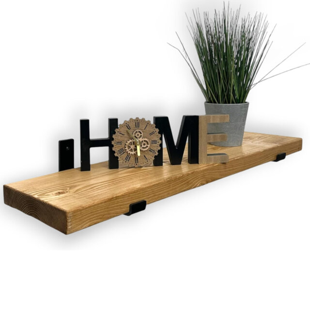Beyerville Wooden Shelf Handcrafted Wall-Mounted, Handmade Decorative Kitchen, Living Room Decor