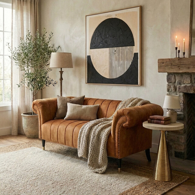 3 Seater Velvet Sofa