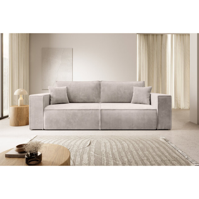 Ahlayah 257Cm Square Arm Sofa Bed
