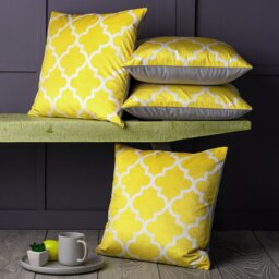 Micaela Geometric Square Cushion Cover