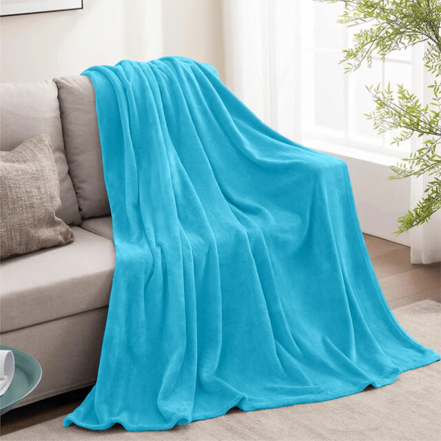 Ultra Soft Plush Faux Fur Reversible Fleece Blanket