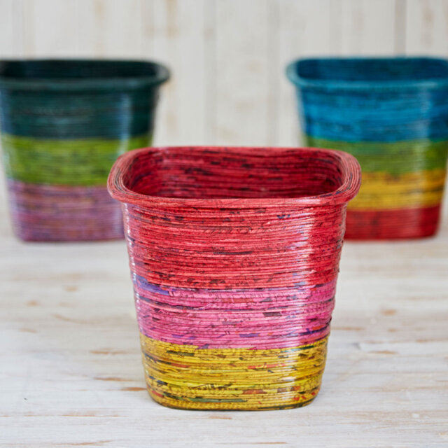 Paper High Decorative Basket