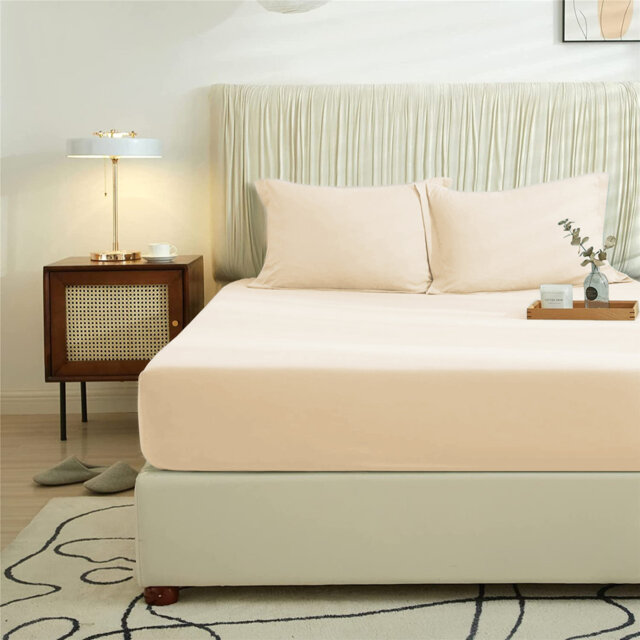 Super Soft Extra Deep Microfiber Brushed Fitted Sheet