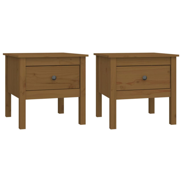 Kitija Solid Wood Side Table Set