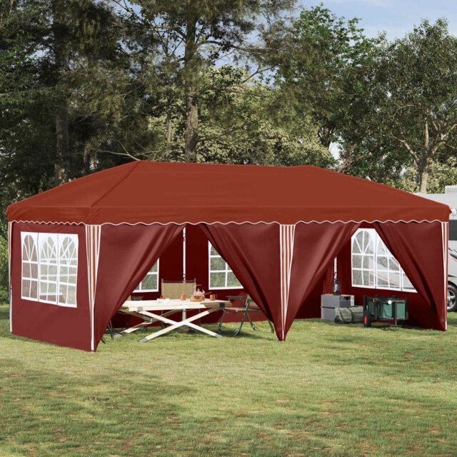 Vidaxl Pop-Up Party Tent 210D Oxford With Sliver Coating Event Shelter Gazebo