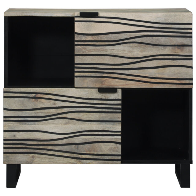 Sideboard 80 X 33 X 75 Cm Solid Mango Wood