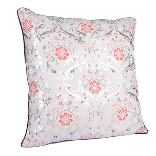 Cotton Floral Square Cushion