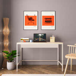 Bimossa Viya 120cm Wide Home Office Desk, Stylish Wooden Study Table with Metal Legs, Home Workstation, Computer Table & Writing Desk, Ideal for Remot