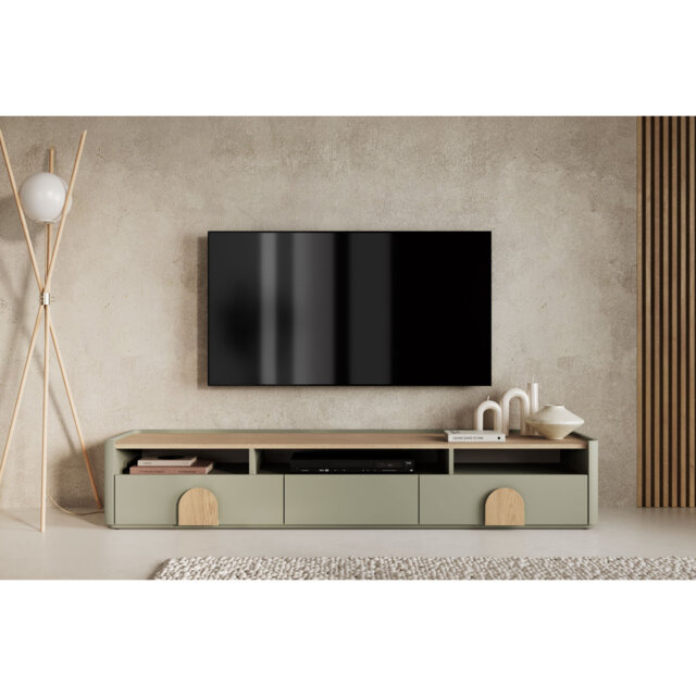 "Sadeen Unfinished TV Stand for TVs up to 77"""