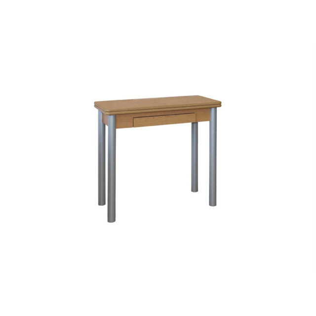 Giddeon Extendable Metal Base Dining Table