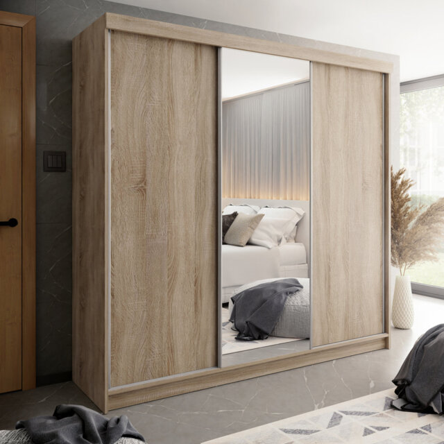 Mahpiya 3 Door Wardrobe
