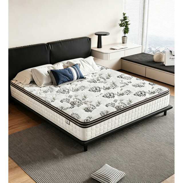 Hybrid Memory Foam & Spring Mattress with 7 Zone Orthopaedic &Pressure Relief - Pocket Spring - Breathable Soft Fabric & Hypoallergenic