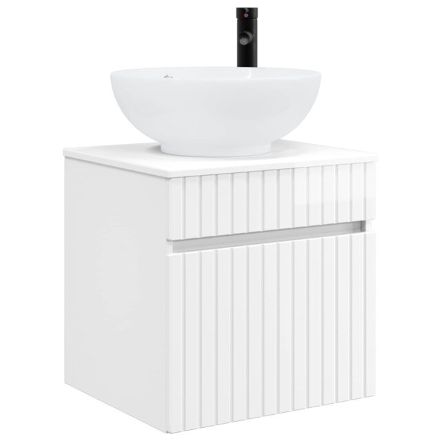 Single Bathroom Vanity with Ceramic Basin