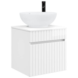 Single Bathroom Vanity with Ceramic Basin