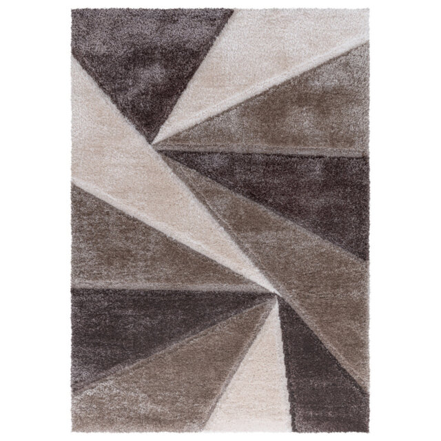 Todi Rug Carpet Runner Mat Geometric Machine Tufted Shag Indoor / Outdoor Area Rug