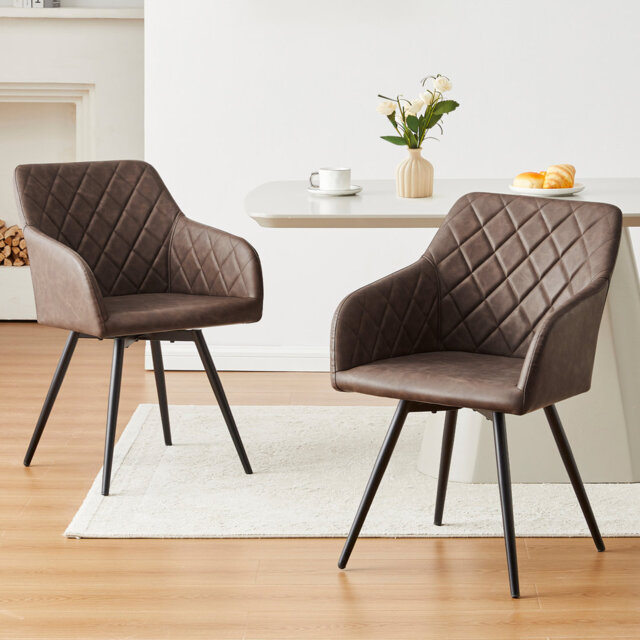 50cm H Upholstered Metal Armchair
