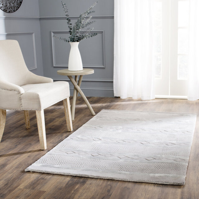 Linus Striped Wool Hand Woven Indoor / Outdoor Area Rug