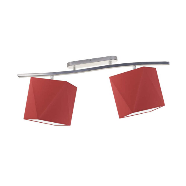 Muro Fabric Semi Flush Mount