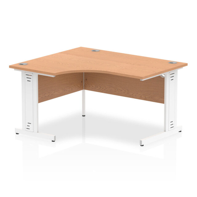 Tibay L-Shaped Metal Base Computer Desk