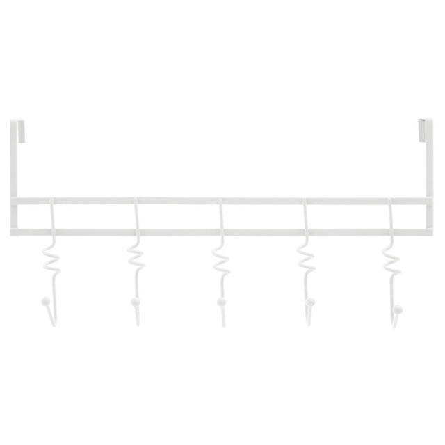 Jaxen Iron Over-the-Door 5 - Hook Coat Rack