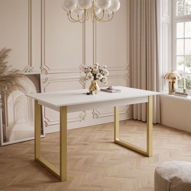 "Courtnay Extendable table 140 cm, ""U"" legs"