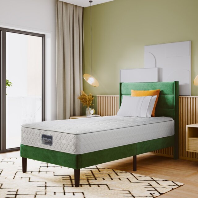 Nakasi European Double (140 x 200cm) Upholstered Bed Frame