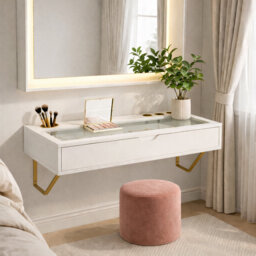Renner 80cm 2-in-1 Floating Vanity & Wall Desk with Storage Drawer  Modern  Space Saver by Wayfair | uFurnish.com